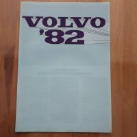 Prospekt Volvo 1982 Baden-Württemberg - Fahrenbach Vorschau