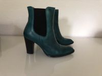 chelsea boots, high heel boots, farbe petrol, leder Schleswig-Holstein - Grande Vorschau