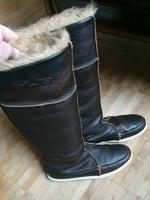 HUB Damen Kinder Winter Echtleder Stiefel gefüttert braun Gr. 36 Niedersachsen - Celle Vorschau