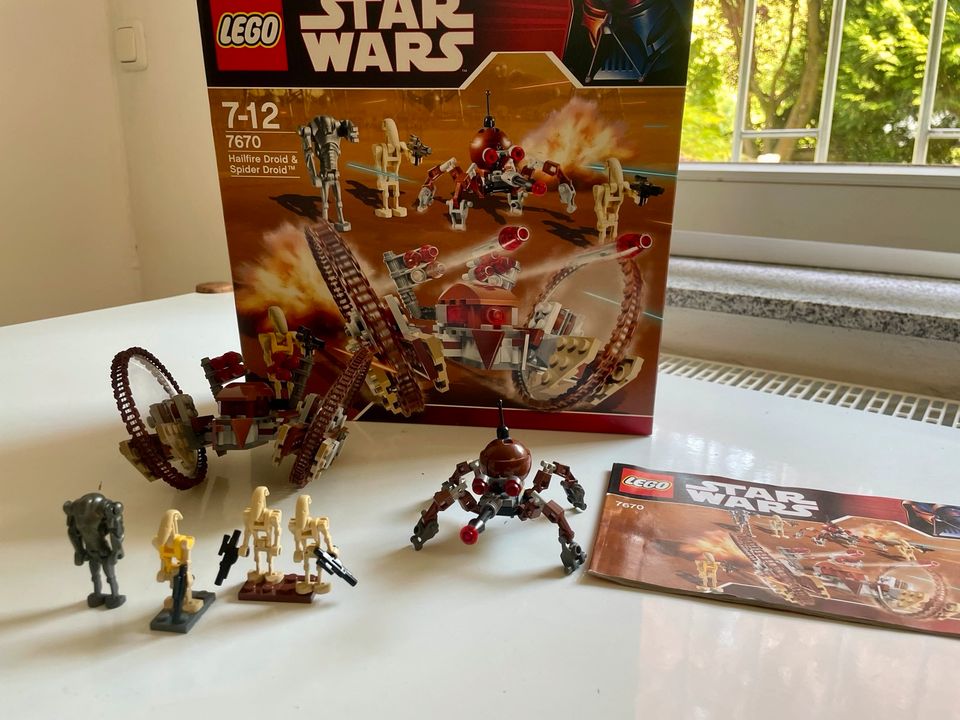 Lego Star Wars -7670- Hailfire Droid & Spider Droid in Bochum