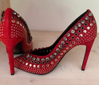 Jeffrey Campbell Higheel Gr. 38 Strass rot Nieten Bayern - Bernried Niederbay Vorschau