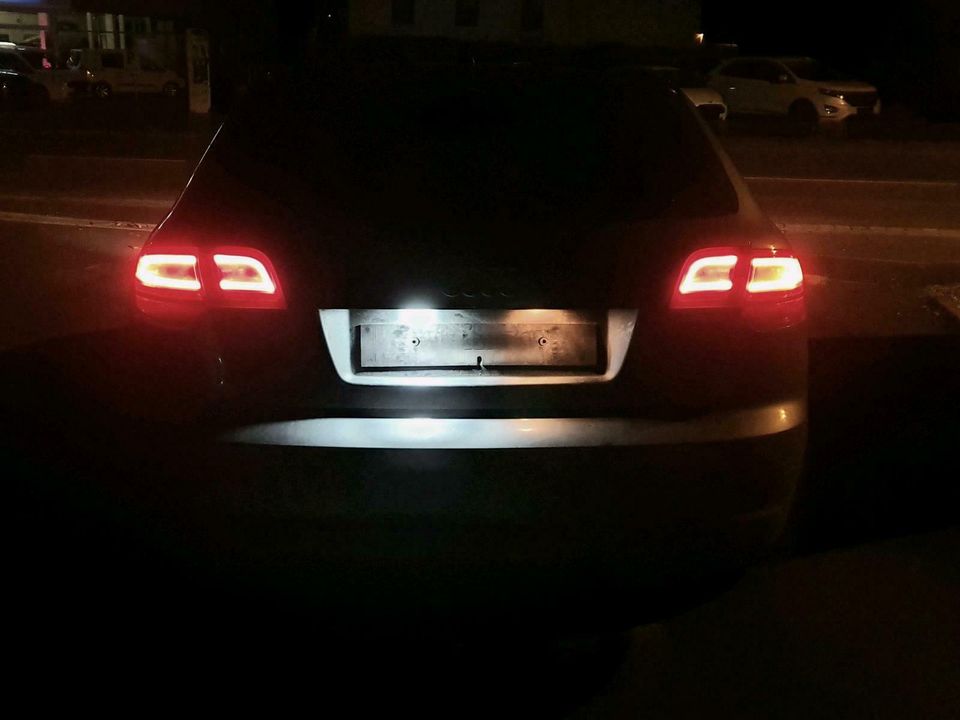 LED Kennzeichenbeleuchtung Audi A6 inkl. E-Prüfzeichen