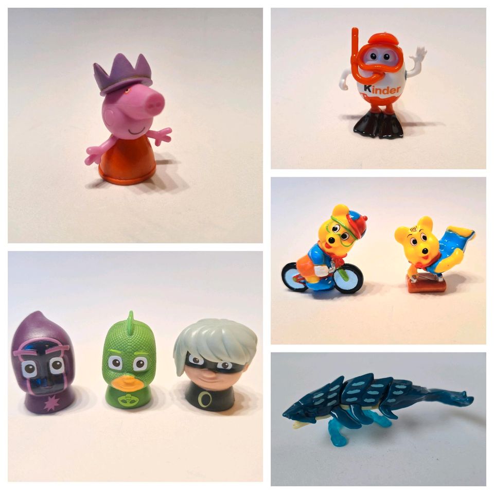 Topper Figuren pjmasks peppa wutz haribo Goldbarren Ferrero in Duisburg