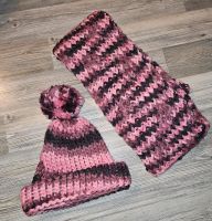 Set Mütze KU 46 und Schal rosa Wolle Niedersachsen - Salzgitter Vorschau