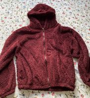 Jacke Flauschjacke 34 lila rot dunkelrot Plüschjacke Teddyjacke Bayern - Würzburg Vorschau