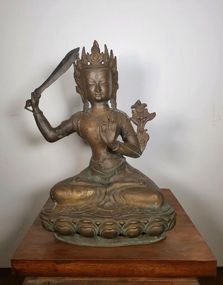 Manjushri aus Tibet, Bronze in Köln