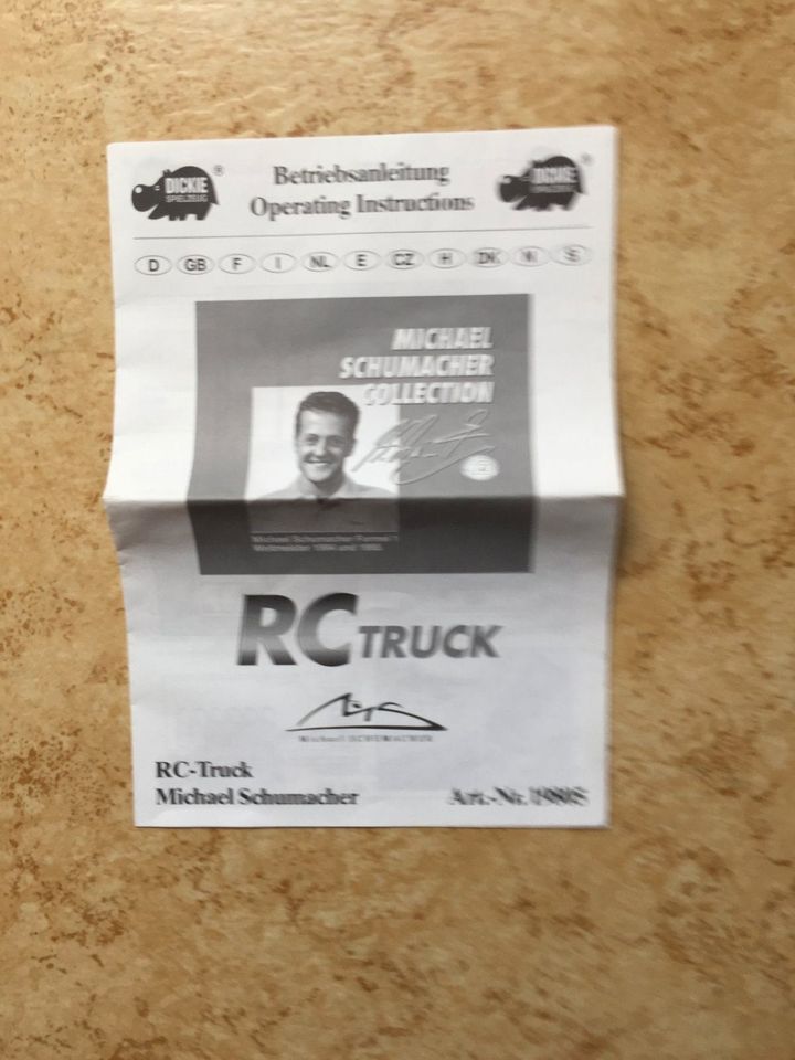 ### "Michael Schumacher" RC-Truck ### in Fürstenzell