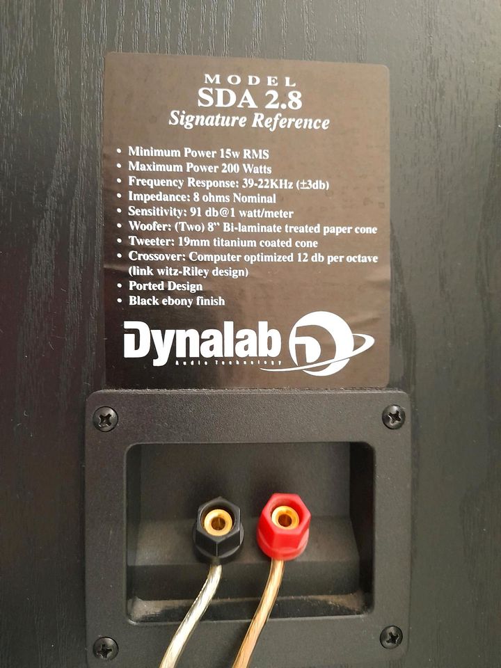 2×Dynalab Model SDA 2.8 Signature Reference  Standlautsprecher in Krefeld