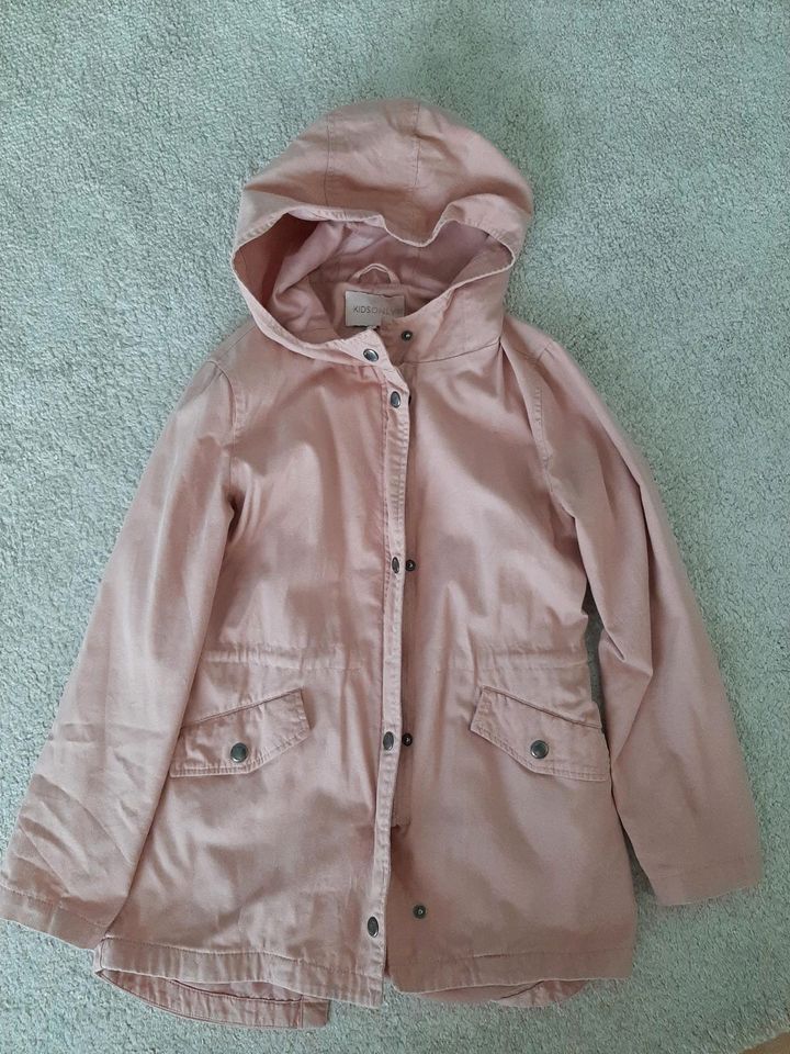 Jacke Kids Only Sommer-Parka rosa Gr.146 in Reutlingen