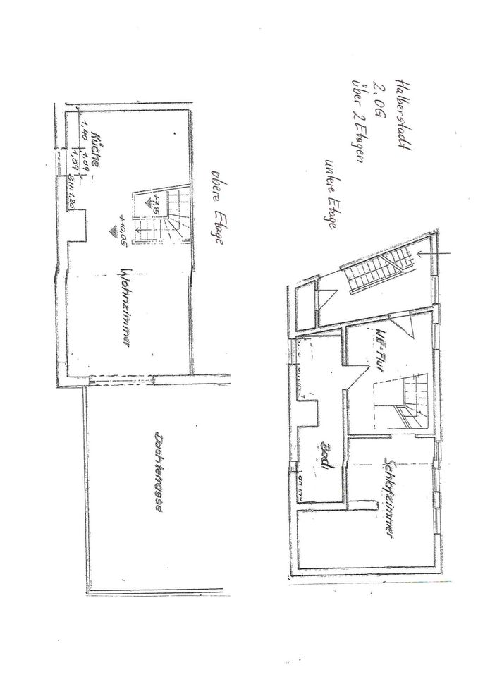 Große 2-Raum-Wohnung in Halberstadt in Halberstadt