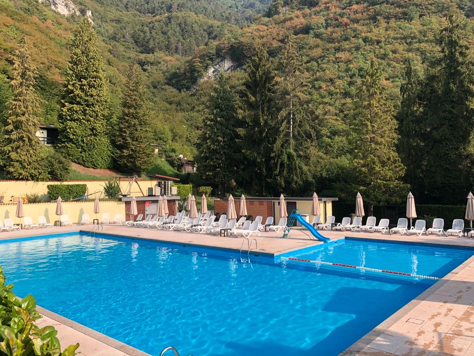 Bungalow mit Gardaseeblick & Pool, Tignale in Bad Steben