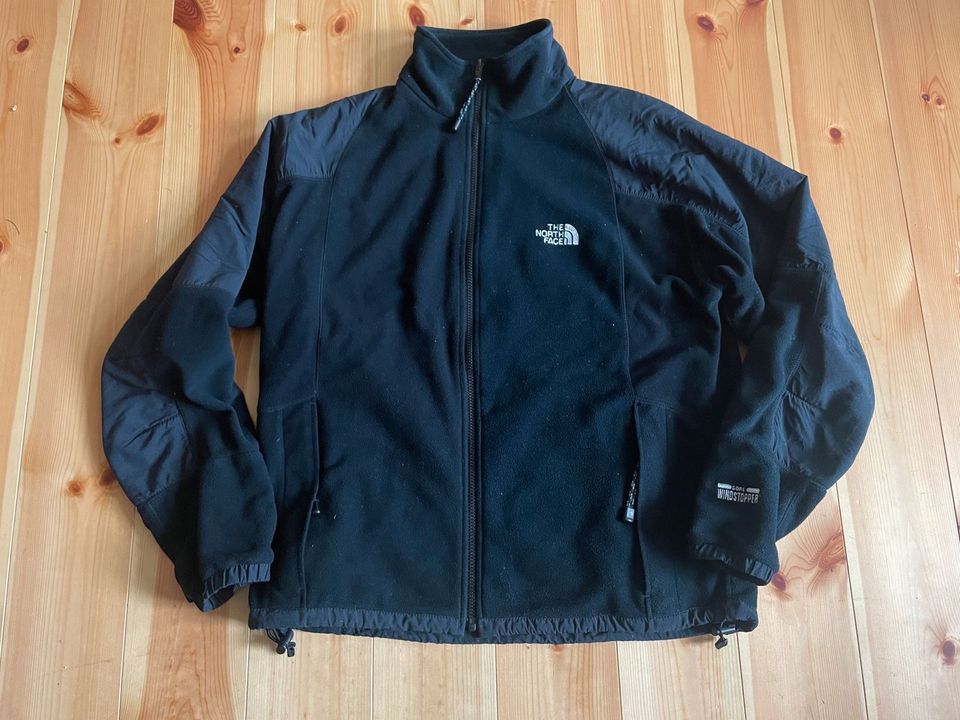 the north face windstopper fleece jacke TNF schwarz L top in Ravensburg