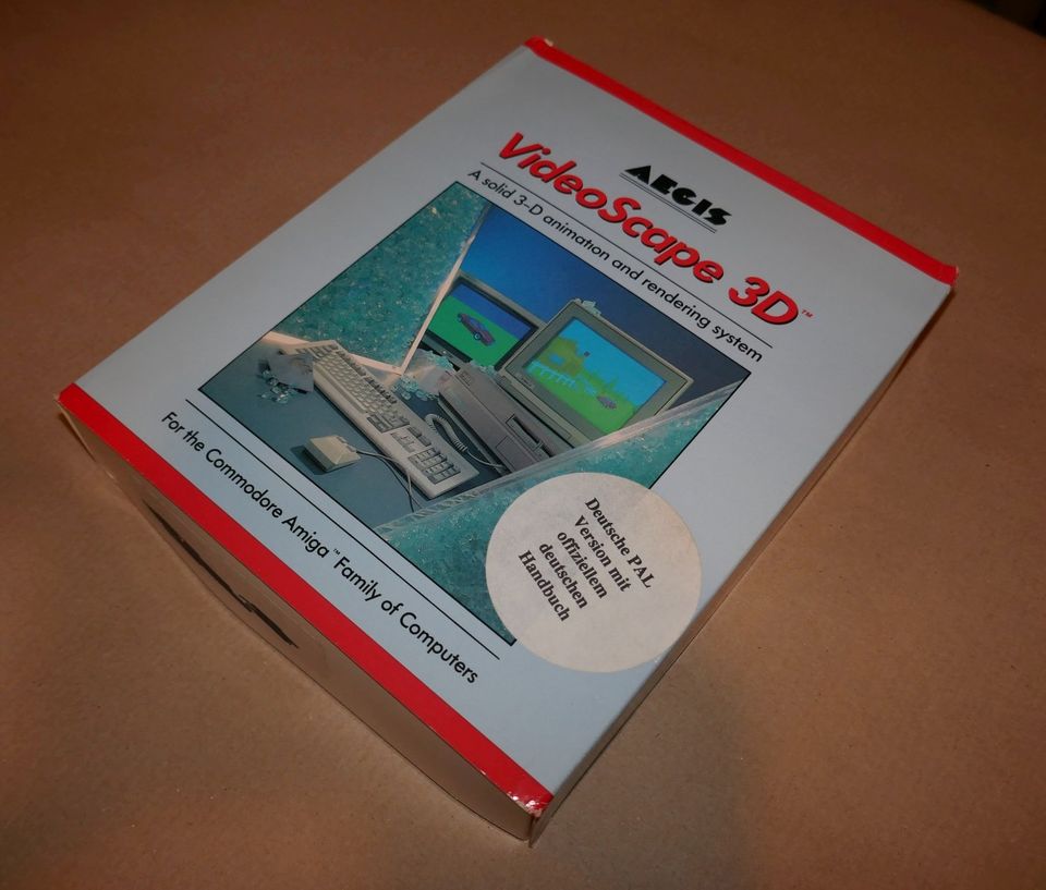 AMIGA Software AEGIS Videoscape 3D OVP, retro, vintage in Fürstenfeldbruck