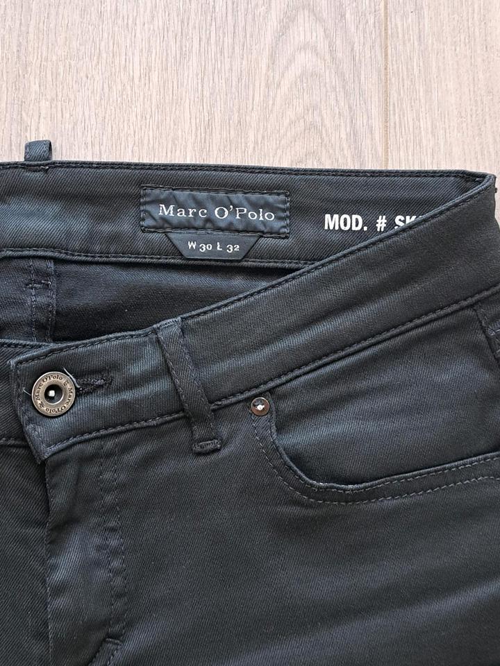 MOP Skara Slim Jeans Lederoptik coated beschichtet W30 L32 in Pegau
