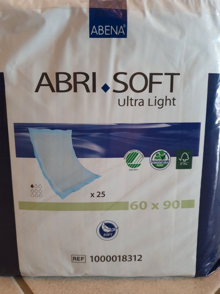 Abri Soft Ultra Light 150 Stk. /  60 x 90 Inkontinenz Unterlagen in Friedland
