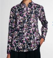 ETERNA CLASSIC FIT Langarm Bluse anthrazit floral satin Hessen - Friedberg (Hessen) Vorschau