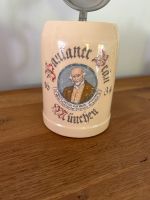 Seltener Bierkrug 0.5 ltr. mit Zinndeckel - Paulaner Bräu München Niedersachsen - Bad Rothenfelde Vorschau