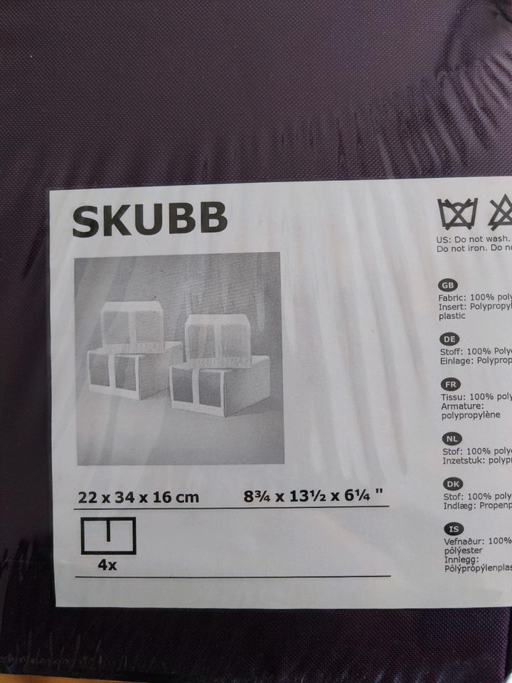 SKUBB, Schuhbox, lila, 22x34x16cm,NEU in Herzfelde