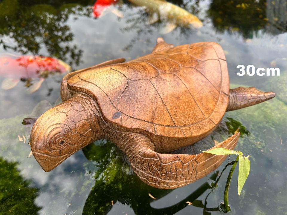 Schildkröte 60cm Meeresschildkröte Wasserschildkröte Holz in Essen