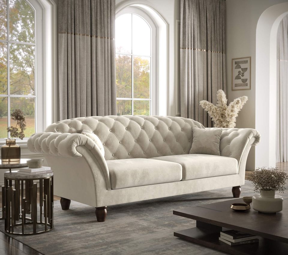 Sofa 3-Sitzer Chesterfield Royal Luxus Hochwertige in Berlin