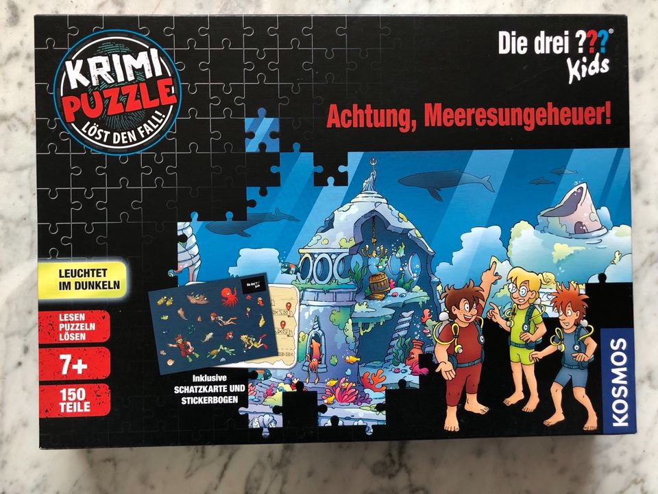 Die drei Fragezeichen - Krimi Puzzle „Meeresungeheuer“, Kosmos in Essen