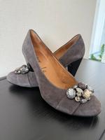 Gabor Pumps Wildleder grau Gr. 40 / 6 1/2 Hessen - Fritzlar Vorschau
