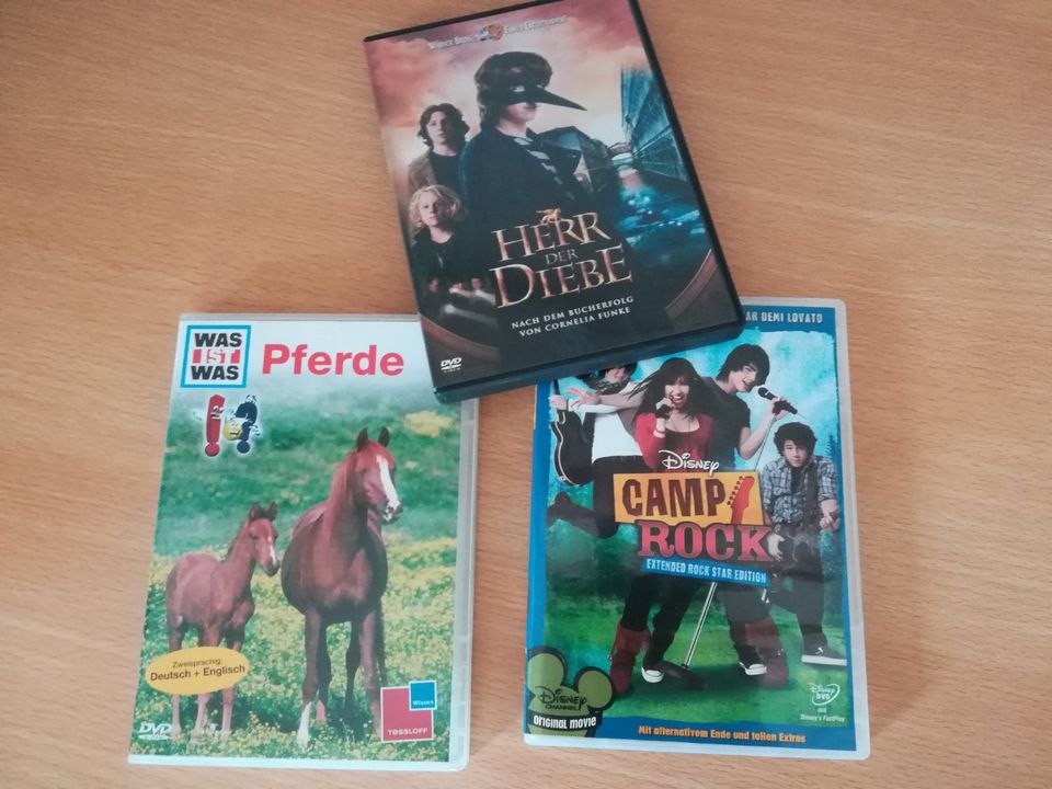 DVD-Player mit 3 DVD's in Homberg