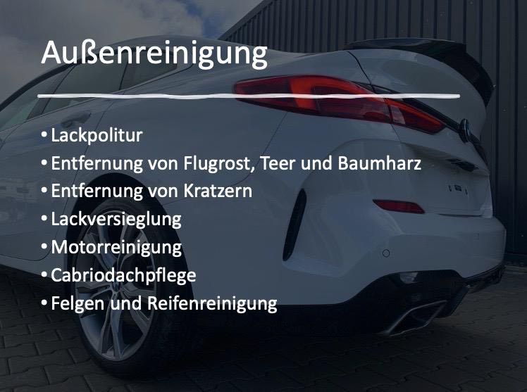 Innenreinigung Hochglanzpolitur Fahrzeugpflege Autoaufbereitung in Gladenbach