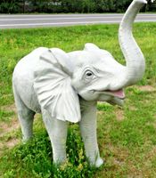 XXL Elefant Kind BABY 180cm lebensgross Gartendekoration Garten D Bayern - Hofkirchen Vorschau