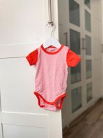 Maxomorra Baby-Body Kurzarm rosa rot Block Poppy Blossom Nordrhein-Westfalen - Krefeld Vorschau