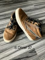 S.Oliver 37 Sneaker Chucks Halbschuhe braun Leder Sachsen-Anhalt - Wolmirstedt Vorschau