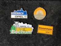 4 Opel Pins aus Bochum, Eisenach u. Rüsselsheim Nordrhein-Westfalen - Erkelenz Vorschau