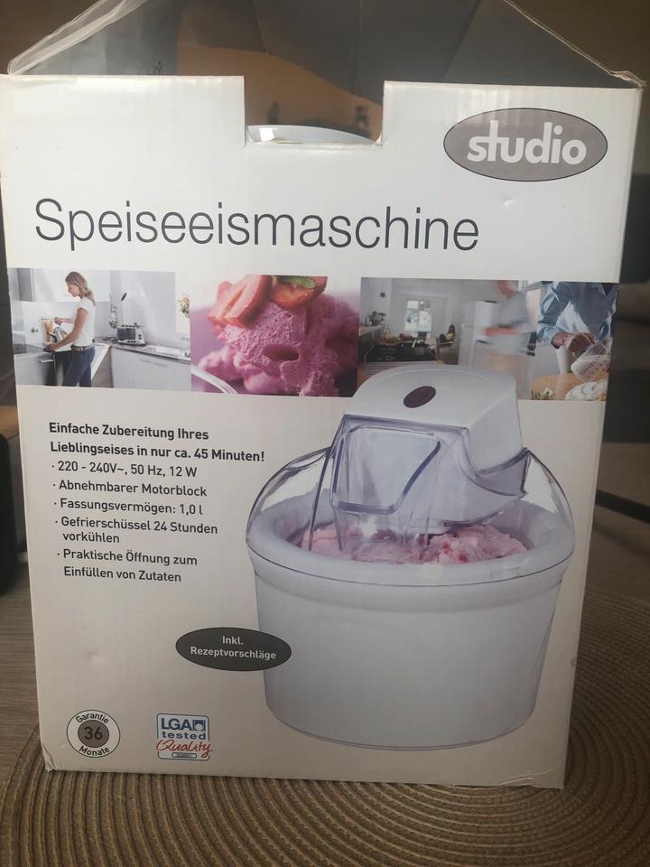 Neuwertige Speiseeismaschine Eismaschine 2x benutzt in Michelstadt