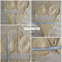 Häckel Strick Bikini Set ☀️ Boutique Ibiza ☆Beige☆ Gr. S-M Bayern - Augsburg Vorschau