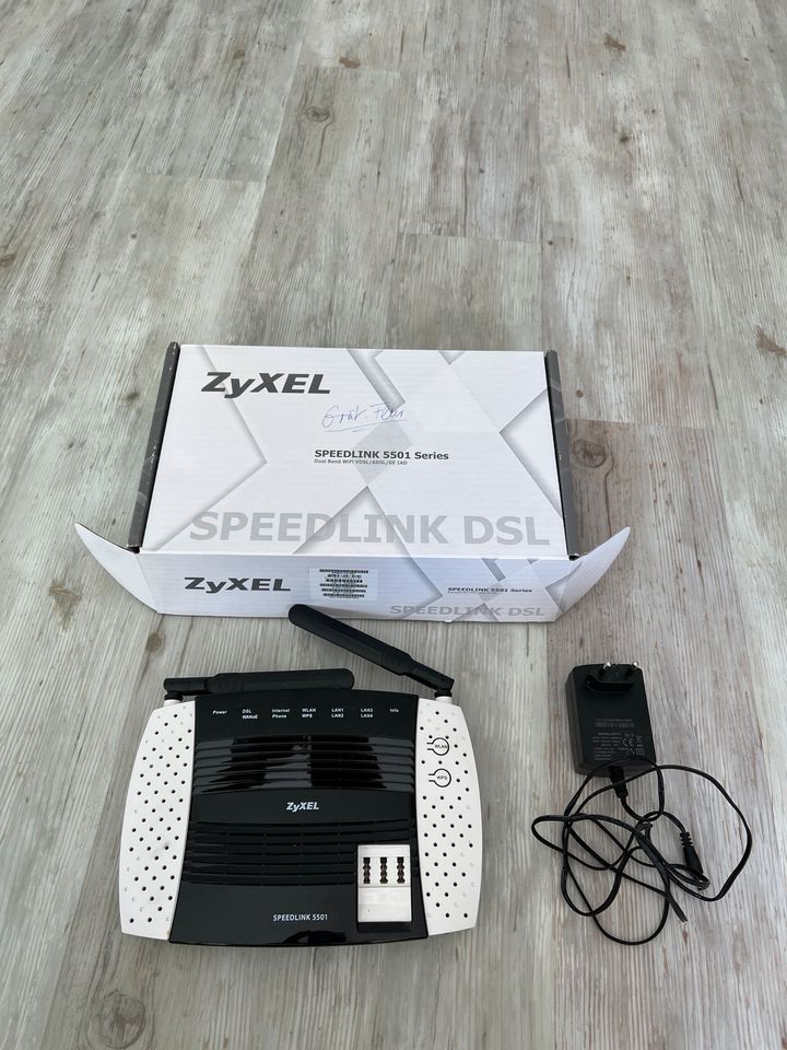 Zyxel speedlink 5501 Router gebraucht in Stahnsdorf