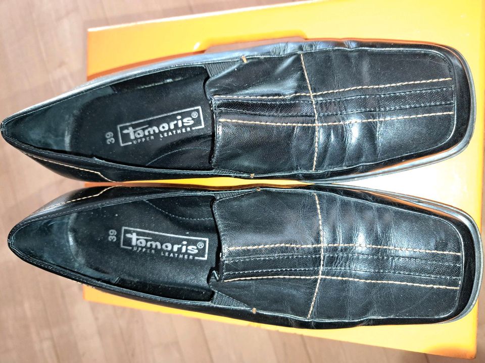 Karree Schuhe Tamaris schwarz Gr.39 Leder in Köln - Weiß | eBay  Kleinanzeigen ist jetzt Kleinanzeigen