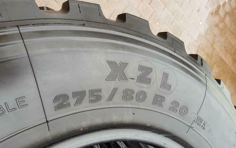 275/80R20_10.5R20_Michelin_XZL_Mowag_LKW_Anhänger in Beselich