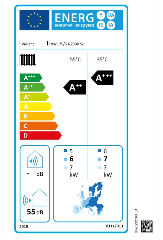 VAILLANT Heizungswärmepumpe aroTHERM plus VWL 75/6 A S2 (Luft/Was in Haunetal