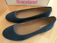 Ballerina Graceland blau Gr. 38  1x getragen Niedersachsen - Schwarme Vorschau