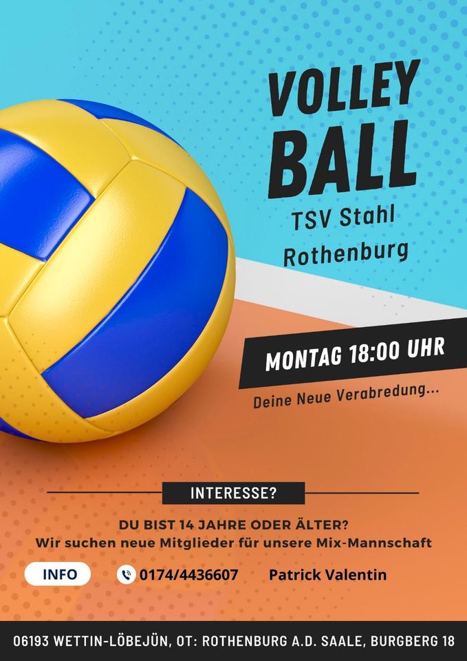 Volleyballer gesucht in Wettin-Löbejün