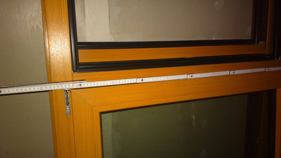 Fenster (3fach verglast) 2x Kombi-Rahmen 108,6cm breit, ca. 2,5m in Schwarzenberg (Erzgebirge)