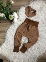 Handmade Set 92 Rib Jersey braun cognac Haremshose Pump Halstuch Nordrhein-Westfalen - Südlohn Vorschau