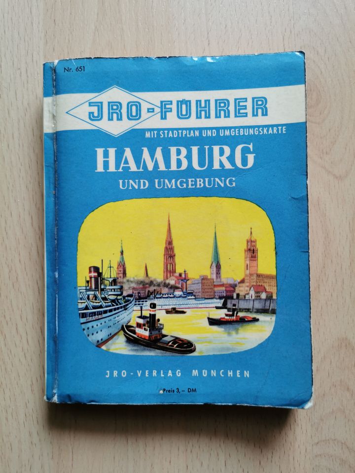 Stadtführer Stadtplan Hamburg von 1965 in Gießen