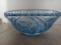 DDR GLAS SCHALE BLAU ALT MUSTER BLUMEN Sachsen - Erlau Vorschau