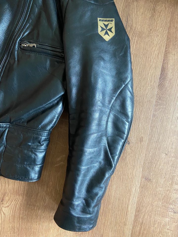 Harro Lederjacke Motorrad 48 / S schwarz Original gefüttert in Steinau an der Straße