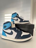 Nike Air Jordan 1 Mid blau/ dunkelblau, weiß, schwarz Bayern - Aschaffenburg Vorschau