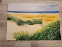 Bild, Öl auf Leinwand "Strand, Dünen", ca. 70 x 50 cm Baden-Württemberg - Engen Vorschau