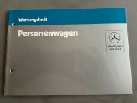 Mercedes SL, SEC, SEL, etc. Wartungsheft 1984, NOS, kein Eintrag Bayern - Wegscheid Vorschau