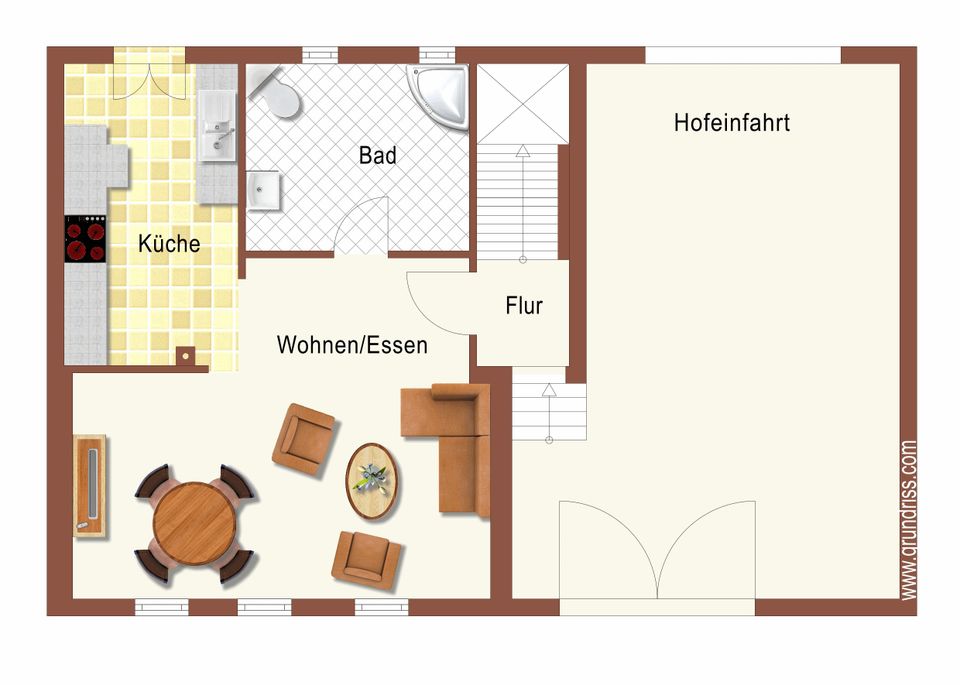 Oestrich: Gemütliches Einfamilienhaus mit Garten und Remise in Oestrich-Winkel