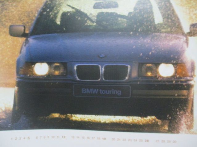 BMW Kalender 1998 323i E36,E36/5 compact 316g,735i E38,E31,E39 in Minden